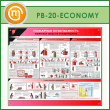 Стенд «Пожарная безопасность. Первичные средства пожаротушения» (PB-20-ECONOMY)